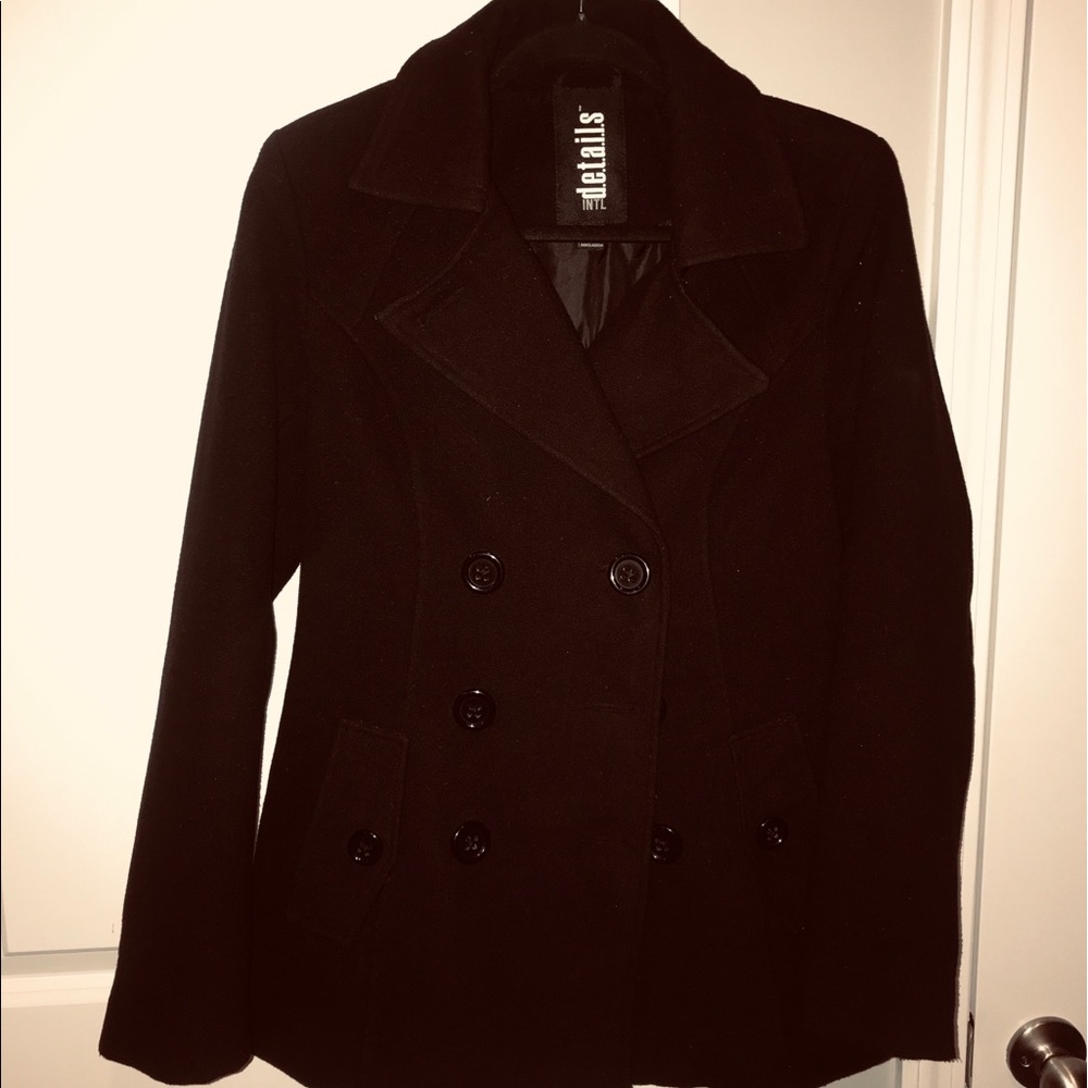 Black winter coat